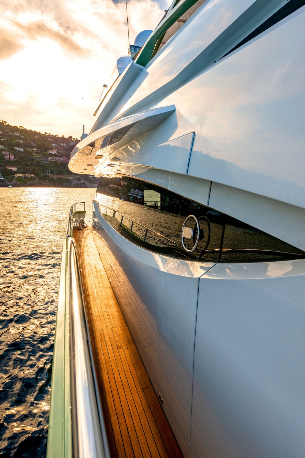 MANATEA flybridge sunset